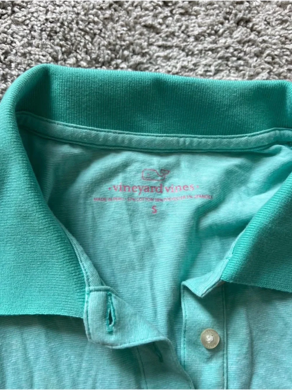 Vineyard Vines Sleeveless Polo Tank Top - Teal